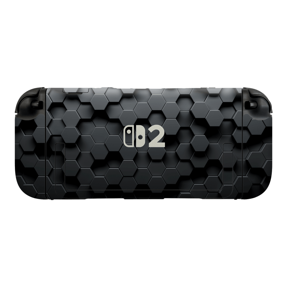 Nintendo Switch 2 Console Print Printed Custom SIGNATURE Hexagonal Reaction Skin Wrap Sticker Decal Cover Protector by QSKINZ | qskinz.com