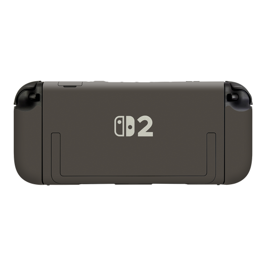 Nintendo Switch 2 Console Soft-Touch Matte StealthMatte Mystiq Dark Grey Skin Wrap Sticker Decal Cover Protector by QSKINZ | qskinz.com