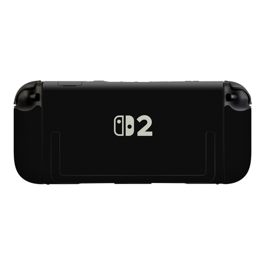 Nintendo Switch 2 Console Soft-Touch Matte StealthMatte Phantom Black Skin Wrap Sticker Decal Cover Protector by QSKINZ | qskinz.com
