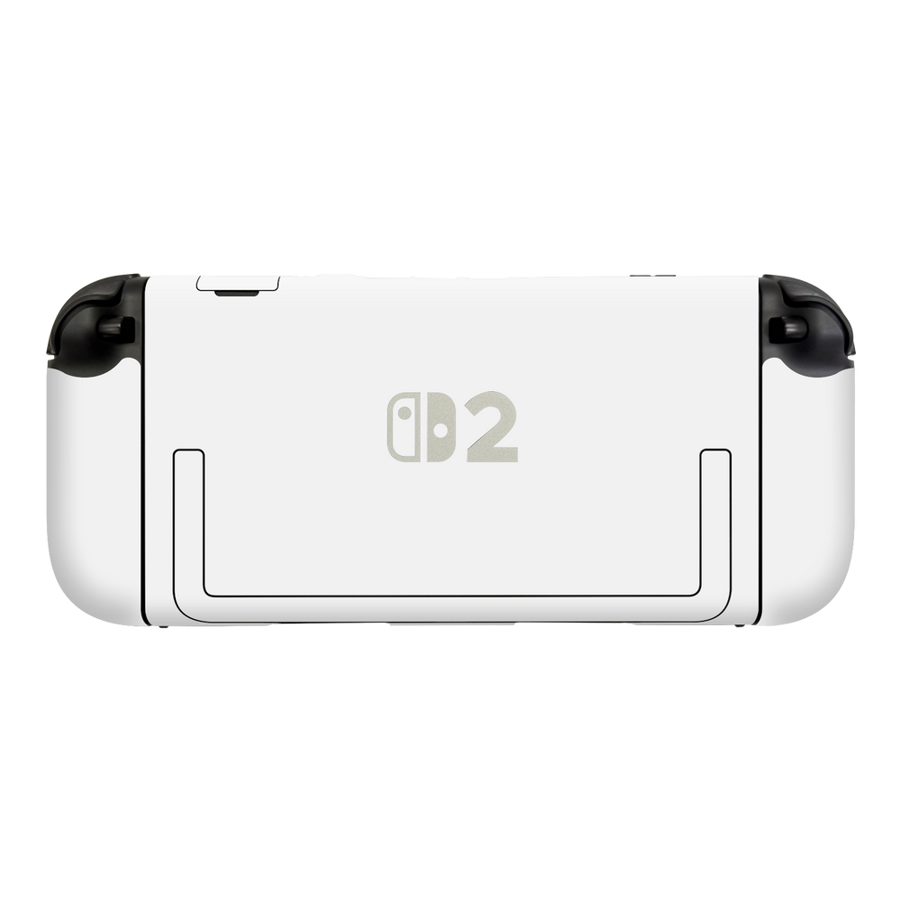 Nintendo Switch 2 Console Soft-Touch Matte StealthMatte Polar White Skin Wrap Sticker Decal Cover Protector by QSKINZ | qskinz.com