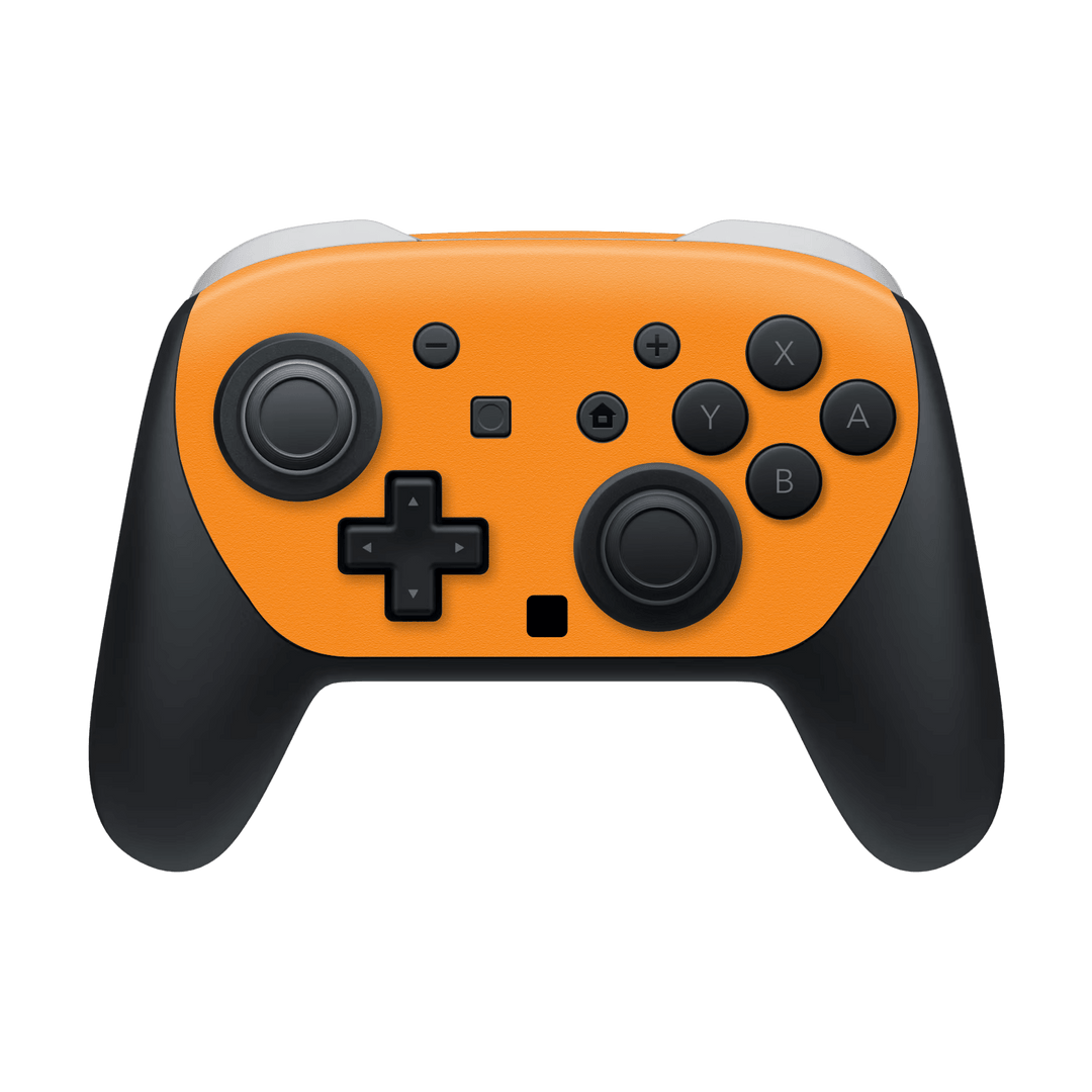 Nintendo Switch 2 PRO CONTROLLER Luxuria Sunrise Orange Matt 3D Textured Skin Wrap Sticker Decal Cover Protector by QSKINZ | qskinz.com
