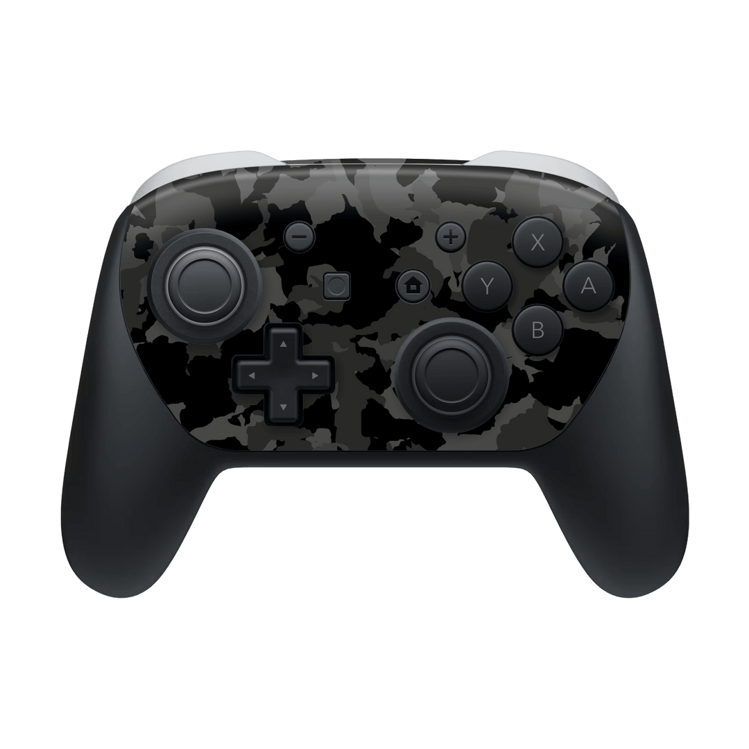 Nintendo Switch 2 PRO CONTROLLER Print Printed Custom SIGNATURE Camouflage Camo DARK SLATE Skin Wrap Sticker Decal Cover Protector by QSKINZ | qskinz.com
