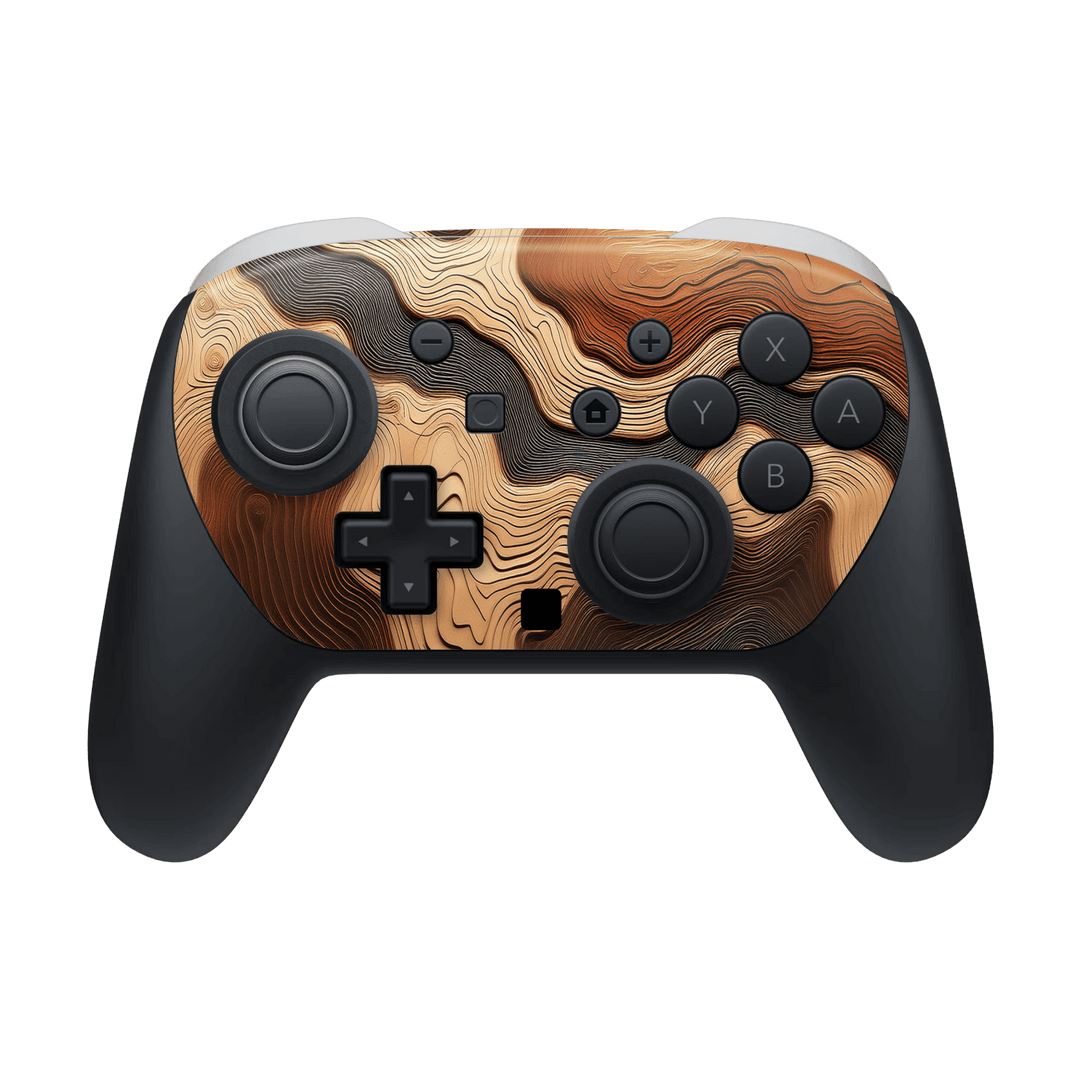 Nintendo Switch 2 PRO CONTROLLER Print Printed Custom SIGNATURE Dune Écru Neutral Earth Colours Skin Wrap Sticker Decal Cover Protector by QSKINZ | QSKINZ.COM
