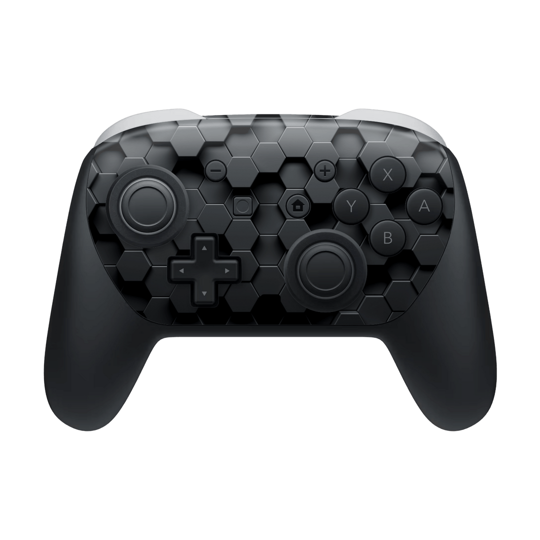 Nintendo Switch 2 PRO CONTROLLER Print Printed Custom SIGNATURE Hexagonal Reaction Skin Wrap Sticker Decal Cover Protector by QSKINZ | qskinz.com
