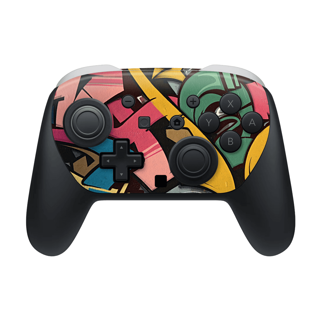 Nintendo Switch 2 PRO CONTROLLER Print Printed Custom SIGNATURE Vintage Street Art Skin Wrap Sticker Decal Cover Protector by QSKINZ | qskinz.com
