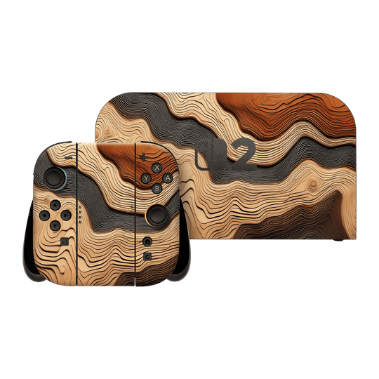 Nintendo Switch 2 Print Printed Custom SIGNATURE Dune Écru Neutral Earth Colours Skin Wrap Sticker Decal Cover Protector by QSKINZ | QSKINZ.COM