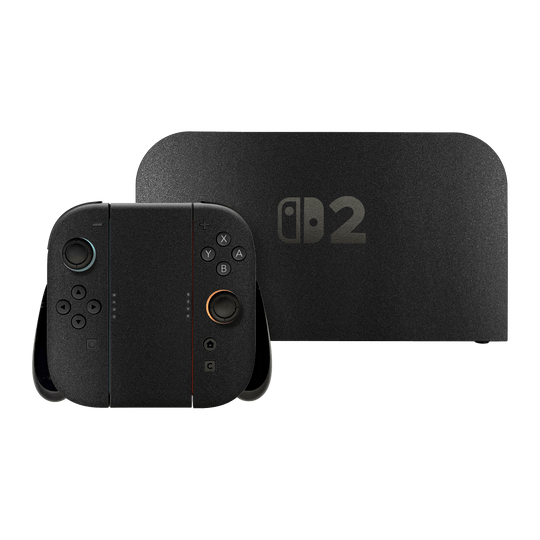 Nintendo Switch 2 Space Grey Metallic Matt Matte Skin Wrap Sticker Decal Cover Protector by QSKINZ | qskinz.com