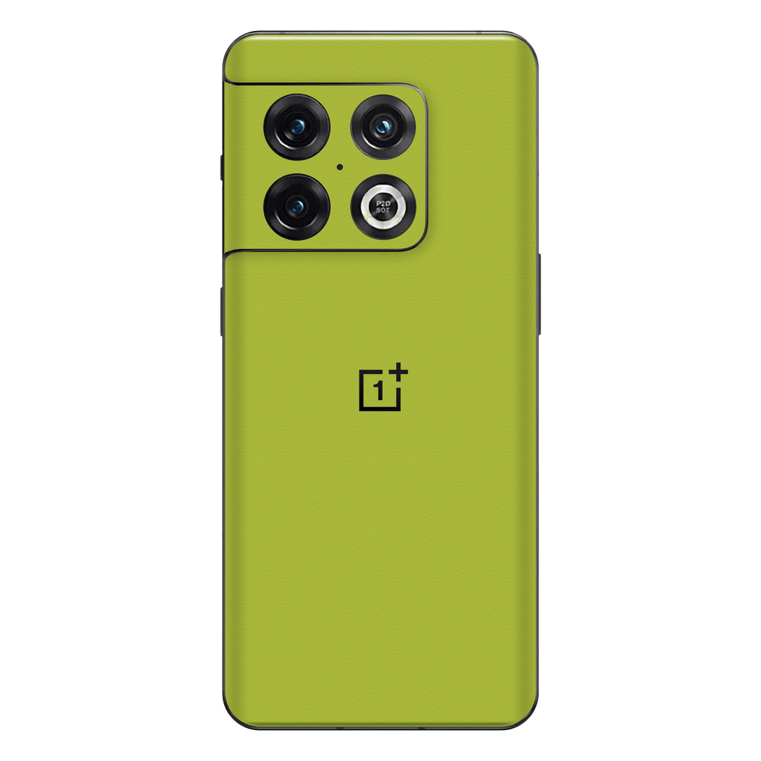OnePlus 10 PRO Luxuria Lime Green Matt 3D Textured Skin Wrap Sticker Decal Cover Protector by QSKINZ | qskinz.com