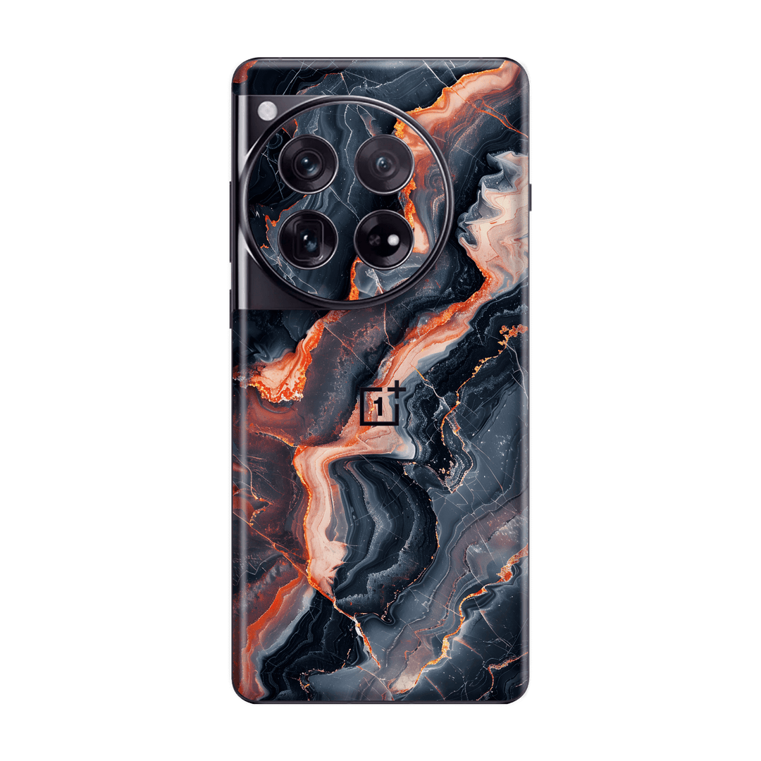 OnePlus 12 Print Printed Custom SIGNATURE Terra Noir Stone Marble Skin Wrap Sticker Decal Cover Protector by QSKINZ | QSKINZ.COM