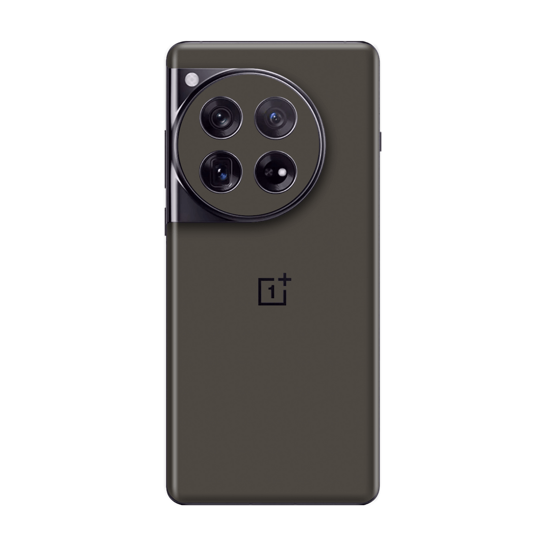 OnePlus 12 Soft-Touch Matte StealthMatte Mystiq Dark Grey Skin Wrap Sticker Decal Cover Protector by QSKINZ | qskinz.com