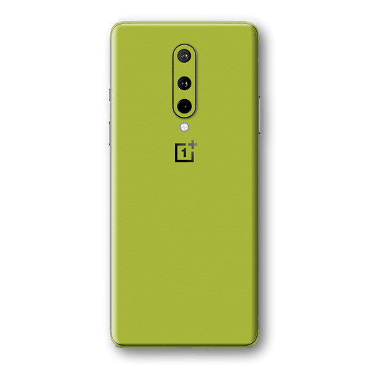 OnePlus 8 PRO Luxuria Lime Green Matt 3D Textured Skin Wrap Sticker Decal Cover Protector by QSKINZ | qskinz.com