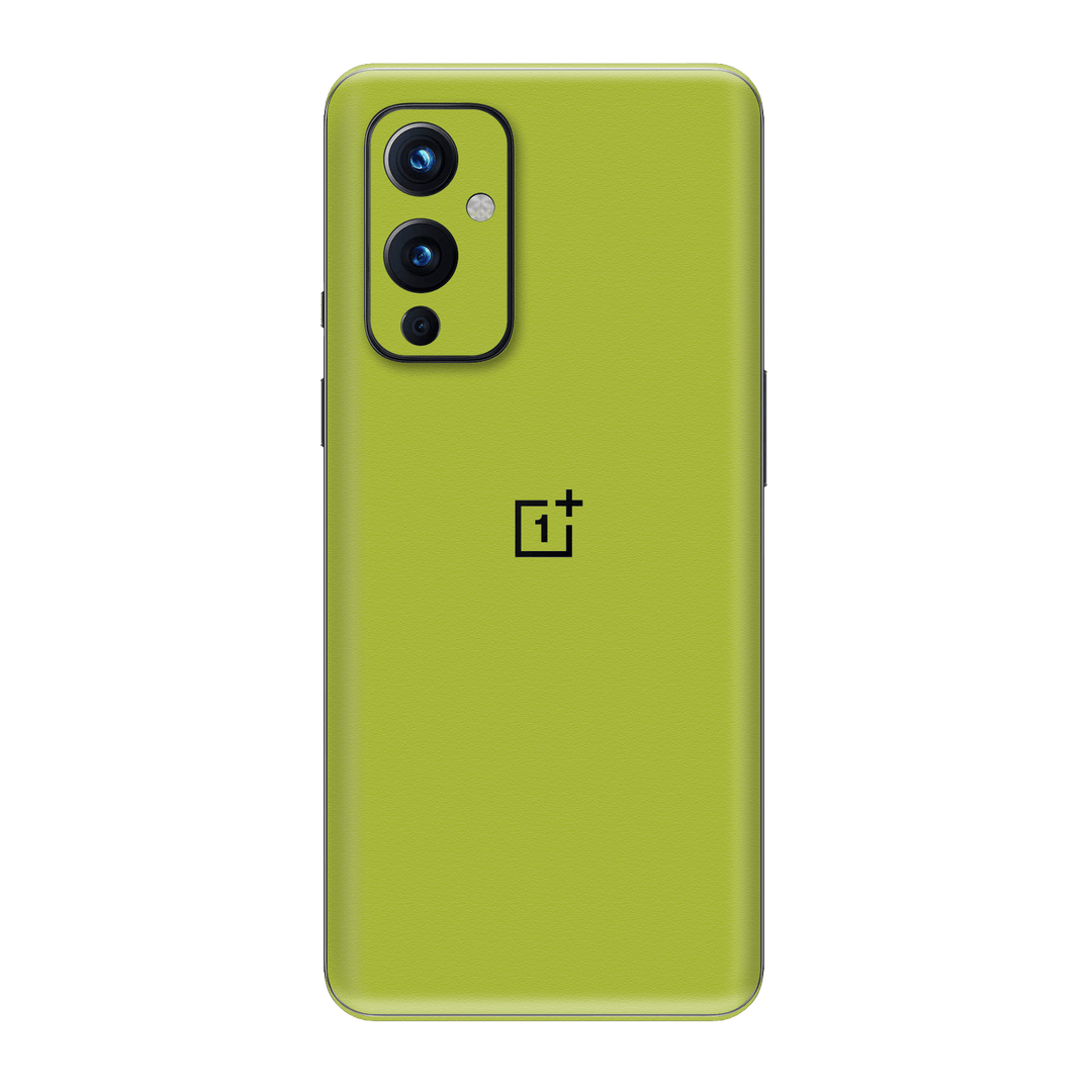 OnePlus 9 Luxuria Lime Green Matt 3D Textured Skin Wrap Sticker Decal Cover Protector by QSKINZ | qskinz.com