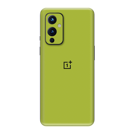 OnePlus 9 Luxuria Lime Green Matt 3D Textured Skin Wrap Sticker Decal Cover Protector by QSKINZ | qskinz.com