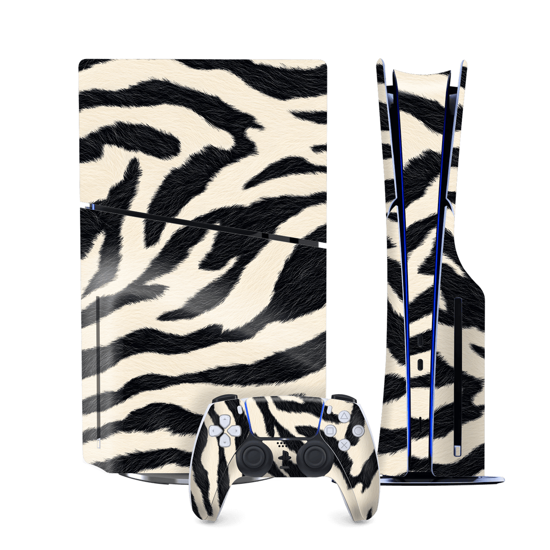 PS5 Slim (DISC Edition) Print Printed Custom SIGNATURE Interstellar White Spaceship Skin Wrap Sticker Decal Cover Protector QSKINZ | QSKINZ.COM