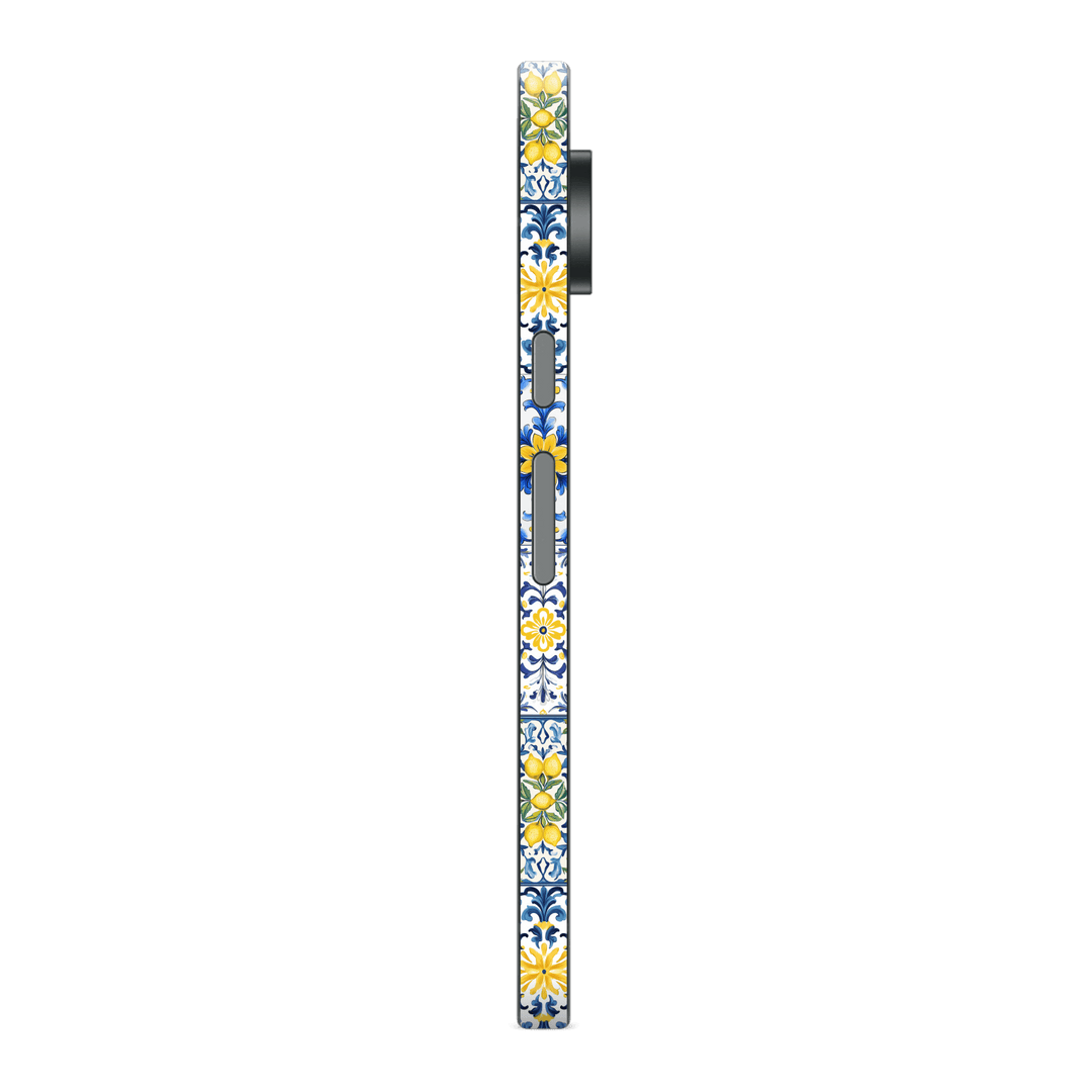 Pixel 10 Custom Printed SIGNATURE “Tile d’Amalfi Coast” Ceramic Skin Wrap Sticker Decal Cover Protector by QSKINZ | QSKINZ.COM