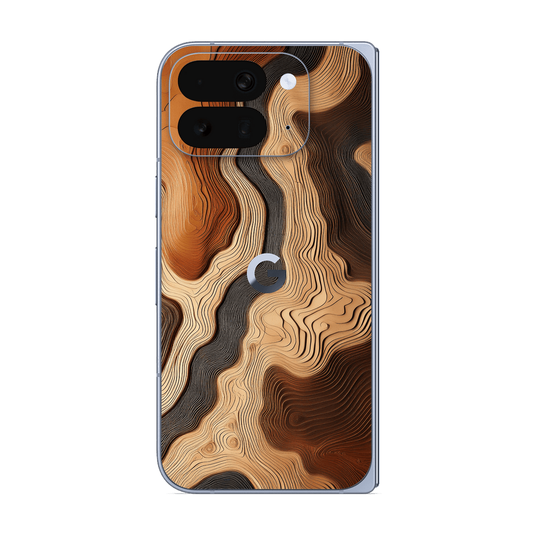 Pixel 10 Pro FOLD Print Printed Custom SIGNATURE Dune Écru Neutral Earth Colours Skin Wrap Sticker Decal Cover Protector by QSKINZ | QSKINZ.COM