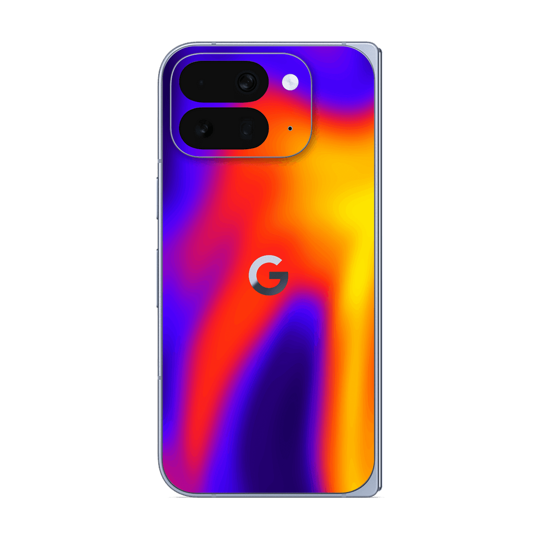 Pixel 10 Pro FOLD Print Printed Custom SIGNATURE Infrablaze Infrared Thermal Neon Skin Wrap Sticker Decal Cover Protector by QSKINZ | QSKINZ.COM