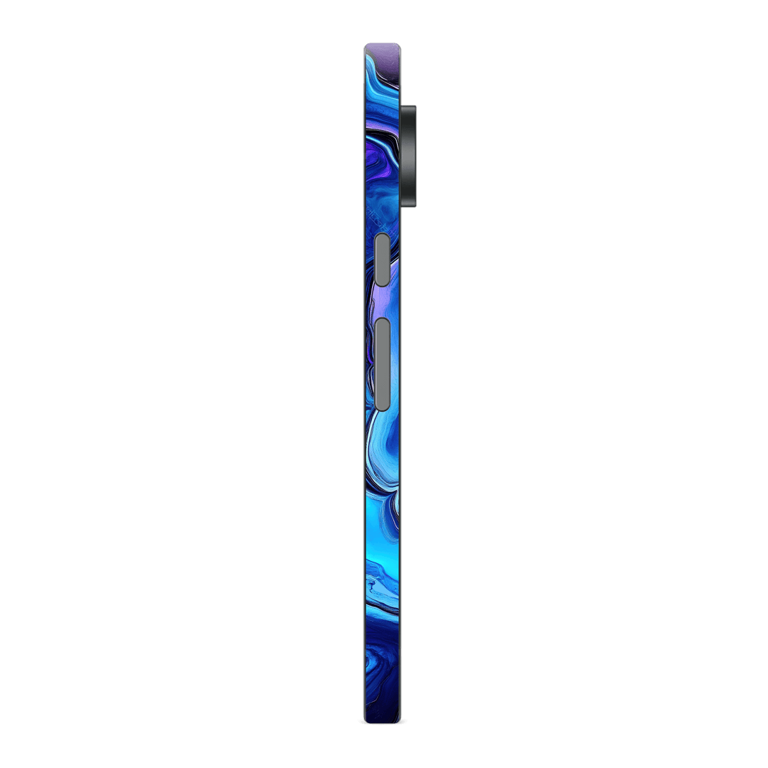 Pixel 10 Pro XL Custom Printed SIGNATURE “Agate Geode Blue Marble” Art Skin Wrap Sticker Decal Cover Protector by QSKINZ | QSKINZ.COM