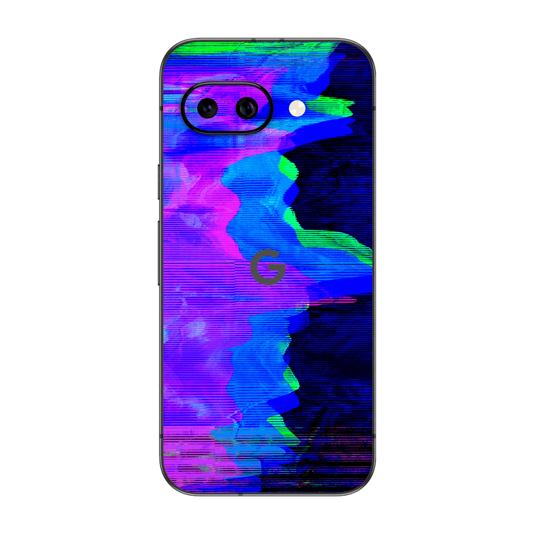 Pixel 9a Custom Printed SIGNATURE “Andromeda” Blue Purple Wave Skin Wrap Sticker Decal Cover Protector by QSKINZ | QSKINZ.COM