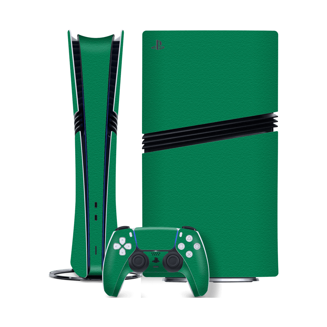 PlayStation 5 PRO (PS5 PRO) Luxuria Veronese Green 3D Textured Skin Wrap Sticker Decal Cover Protector by QSKINZ | qskinz.com