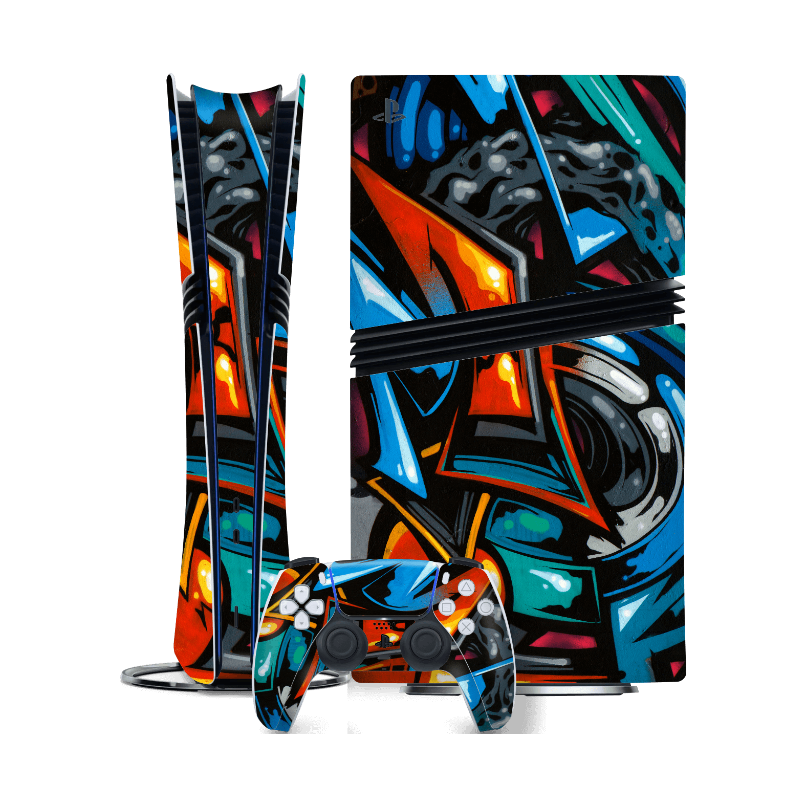 PlayStation 5 PRO (PS5 PRO) Print Printed Custom SIGNATURE Street Art Graffiti Skin, Wrap, Decal, Protector, Cover by QSKINZ | qskinz.com
