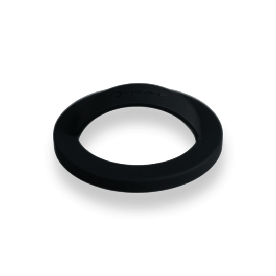 Qskinz Black Silicone MagSafe Ring – Soft-Touch Magnetic Grip for Phones and MagSafe Cases