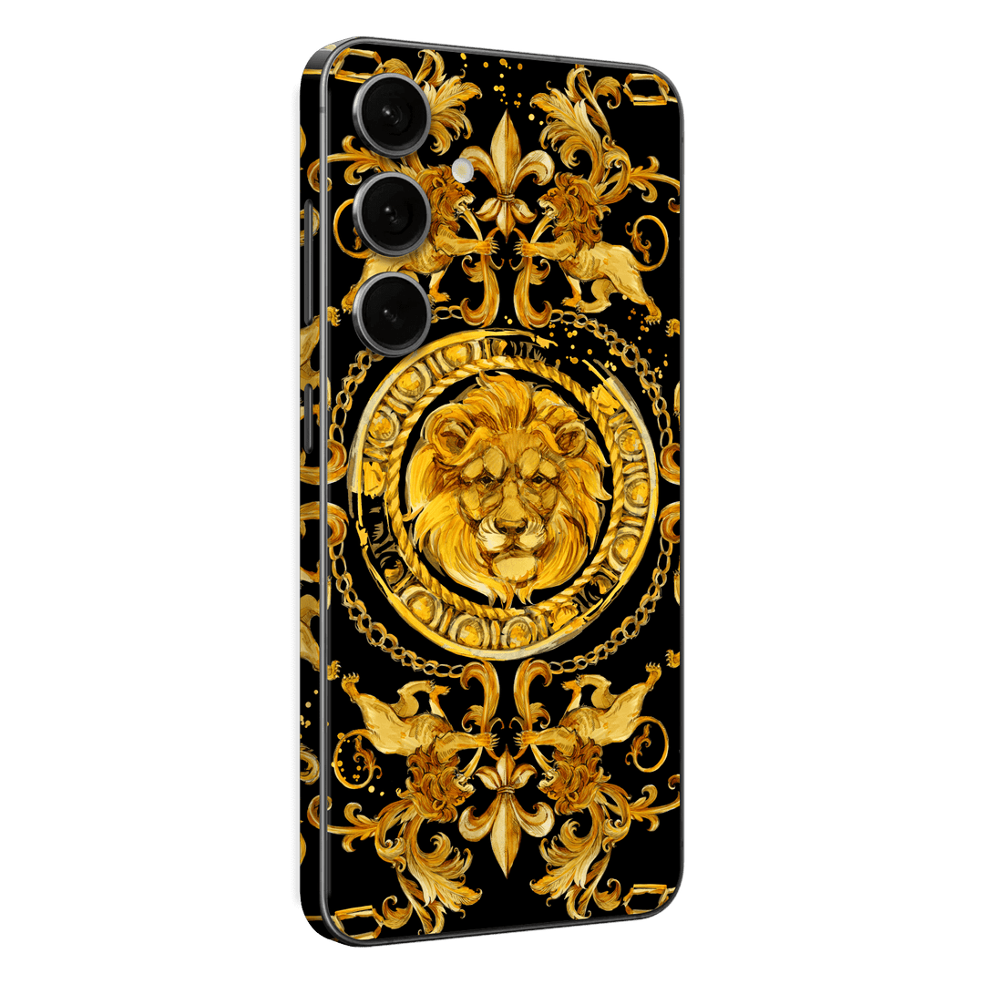 Samsung Galaxy S24(FE) Print Printed Custom SIGNATURE Baroque Gold Ornaments Skin Wrap Sticker Decal Cover Protector by QSKINZ | qskinz.com