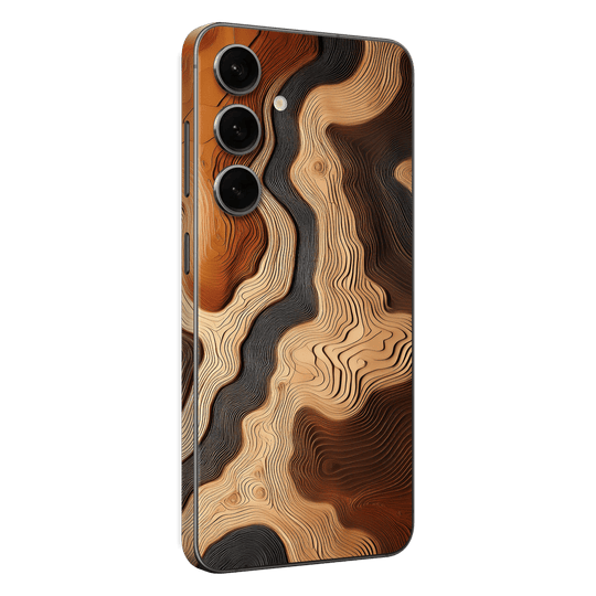 Samsung Galaxy S24(FE) Print Printed Custom SIGNATURE Dune Écru Neutral Earth Colours Skin Wrap Sticker Decal Cover Protector by QSKINZ | QSKINZ.COM
