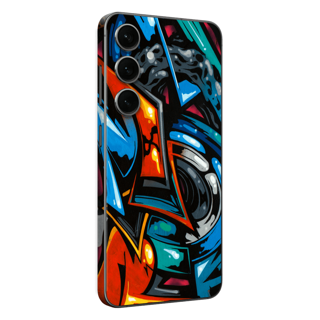 Samsung Galaxy S24(FE) Print Printed Custom SIGNATURE Street Art Graffiti Skin, Wrap, Decal, Protector, Cover by QSKINZ | qskinz.com