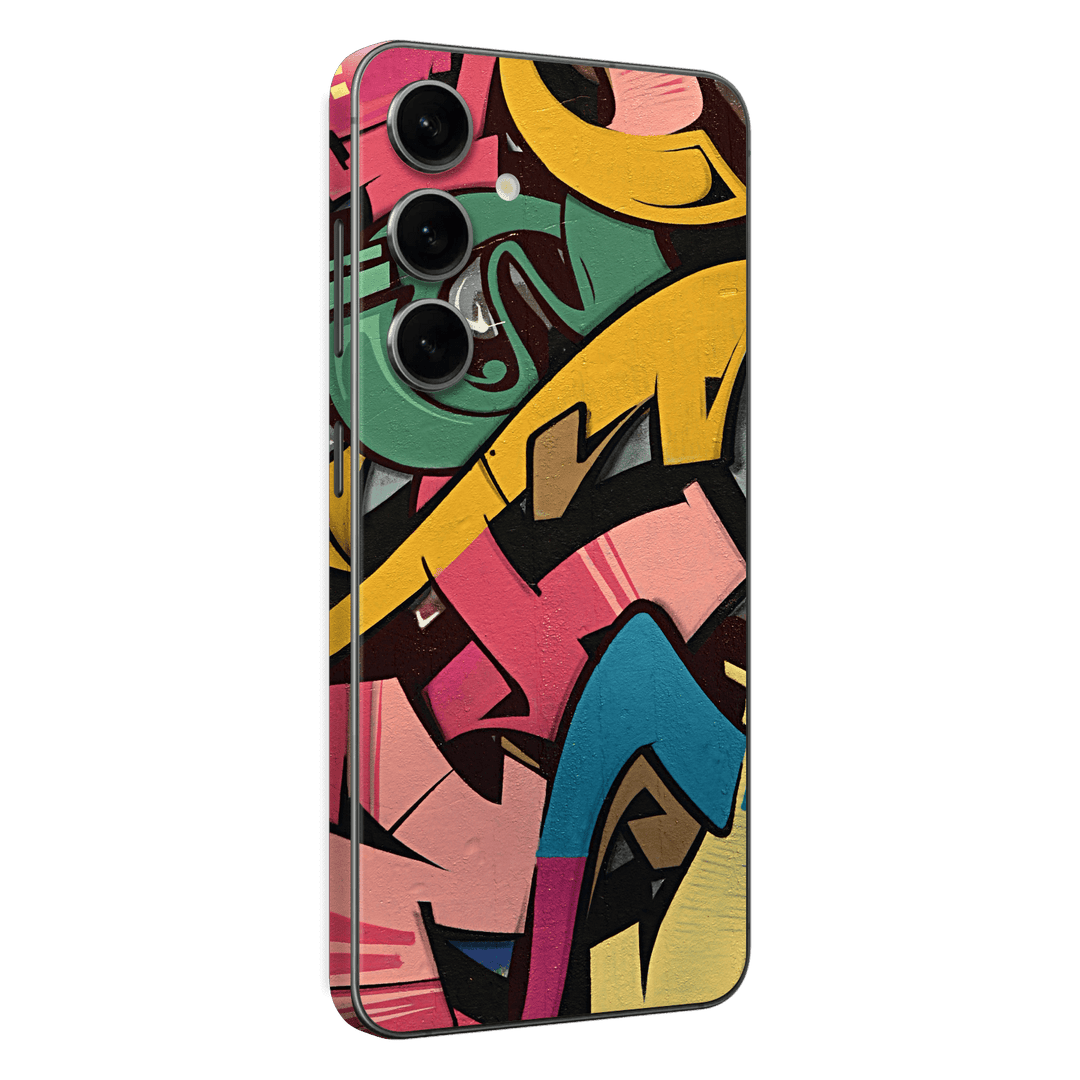 Samsung Galaxy S24(FE) Print Printed Custom SIGNATURE Vintage Street Art Skin Wrap Sticker Decal Cover Protector by QSKINZ | qskinz.com