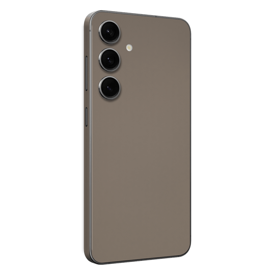 Samsung Galaxy S24(FE) Soft-Touch Matte StealthMatte Mocha Taupe Neutral Skin Wrap Sticker Decal Cover Protector by QSKINZ | qskinz.com