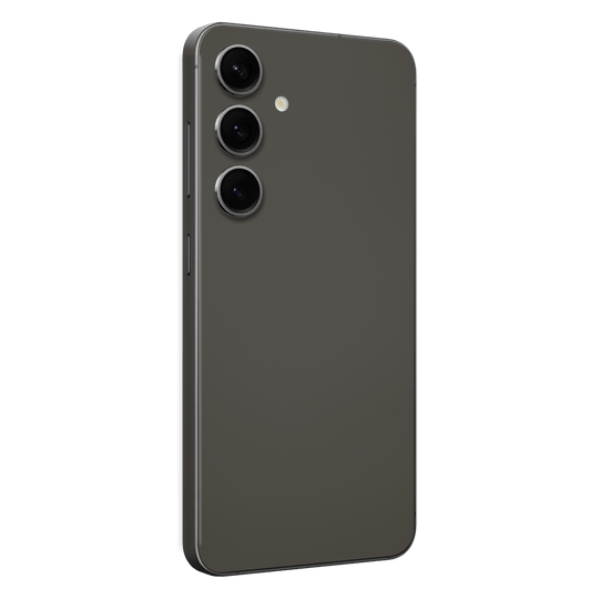 Samsung Galaxy S24(FE) Soft-Touch Matte StealthMatte Mystiq Dark Grey Skin Wrap Sticker Decal Cover Protector by QSKINZ | qskinz.com