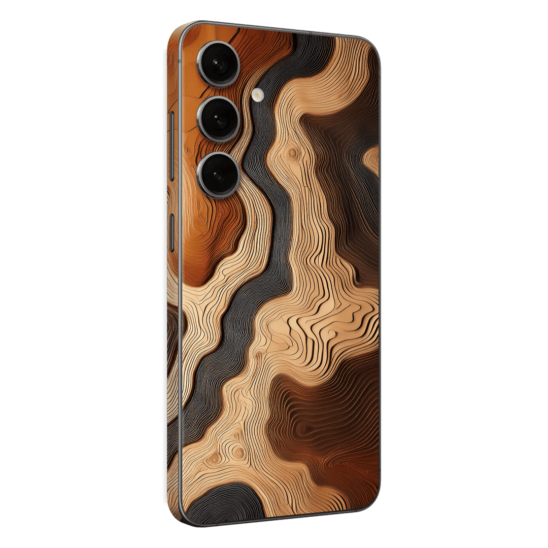 Samsung Galaxy S24 Print Printed Custom SIGNATURE Dune Écru Neutral Earth Colours Skin Wrap Sticker Decal Cover Protector by QSKINZ | QSKINZ.COM