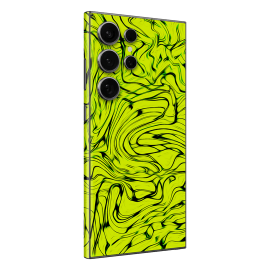 Samsung Galaxy S24 ULTRA Print Printed Custom SIGNATURE Hypnotic Green Electric Jade Skin Wrap Sticker Decal Cover Protector by QSKINZ | QSKINZ.COM