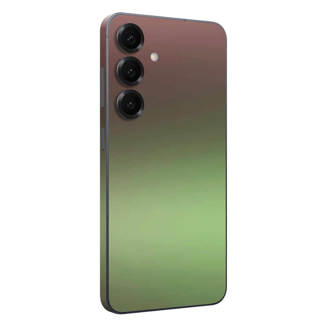 Samsung Galaxy S25 Chameleon Avocado Colour-changing Metallic Skin Wrap Sticker Decal Cover Protector by QSKINZ | qskinz.com