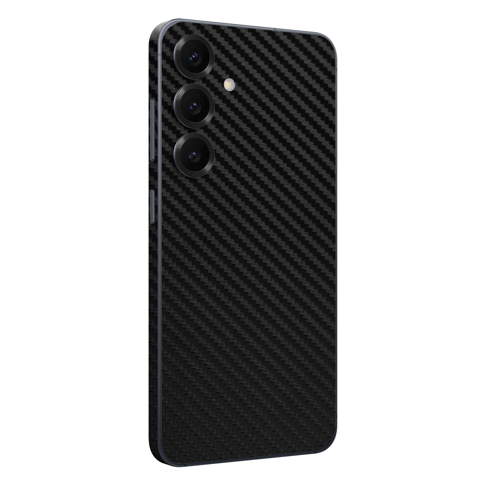 Samsung Galaxy S25+ PLUS Black 3D Textured Carbon Fibre Fiber Skin Wrap Sticker Decal Cover Protector by QSKINZ | qskinz.com