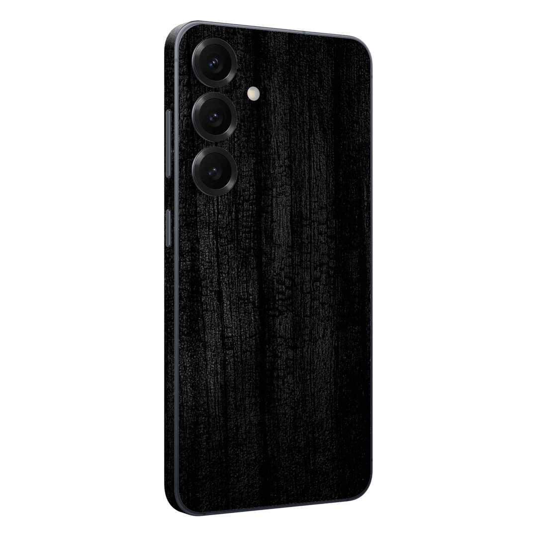 Samsung Galaxy S25+ PLUS Luxuria Black Charcoal Black Dragon Coal Stone 3D Textured Skin Wrap Sticker Decal Cover Protector by QSKINZ | qskinz.com