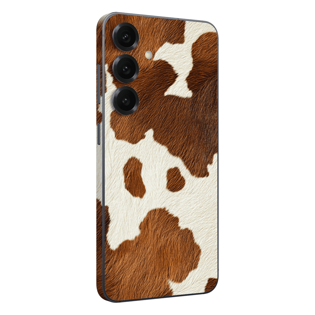 Samsung Galaxy S25+ PLUS Print Printed Custom SIGNATURE MOO Cow Print Cowhide Skin Wrap Sticker Decal Cover Protector by QSKINZ | QSKINZ.COM