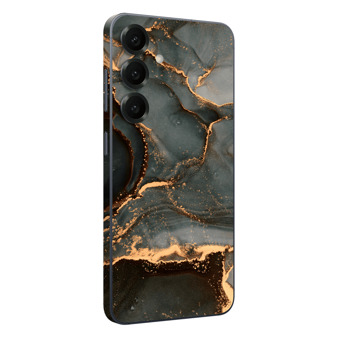 Samsung Galaxy S25 Print Printed Custom SIGNATURE AGATE GEODE Deep Forest Skin, Wrap, Decal, Protector, Cover by QSKINZ | qskinz.com