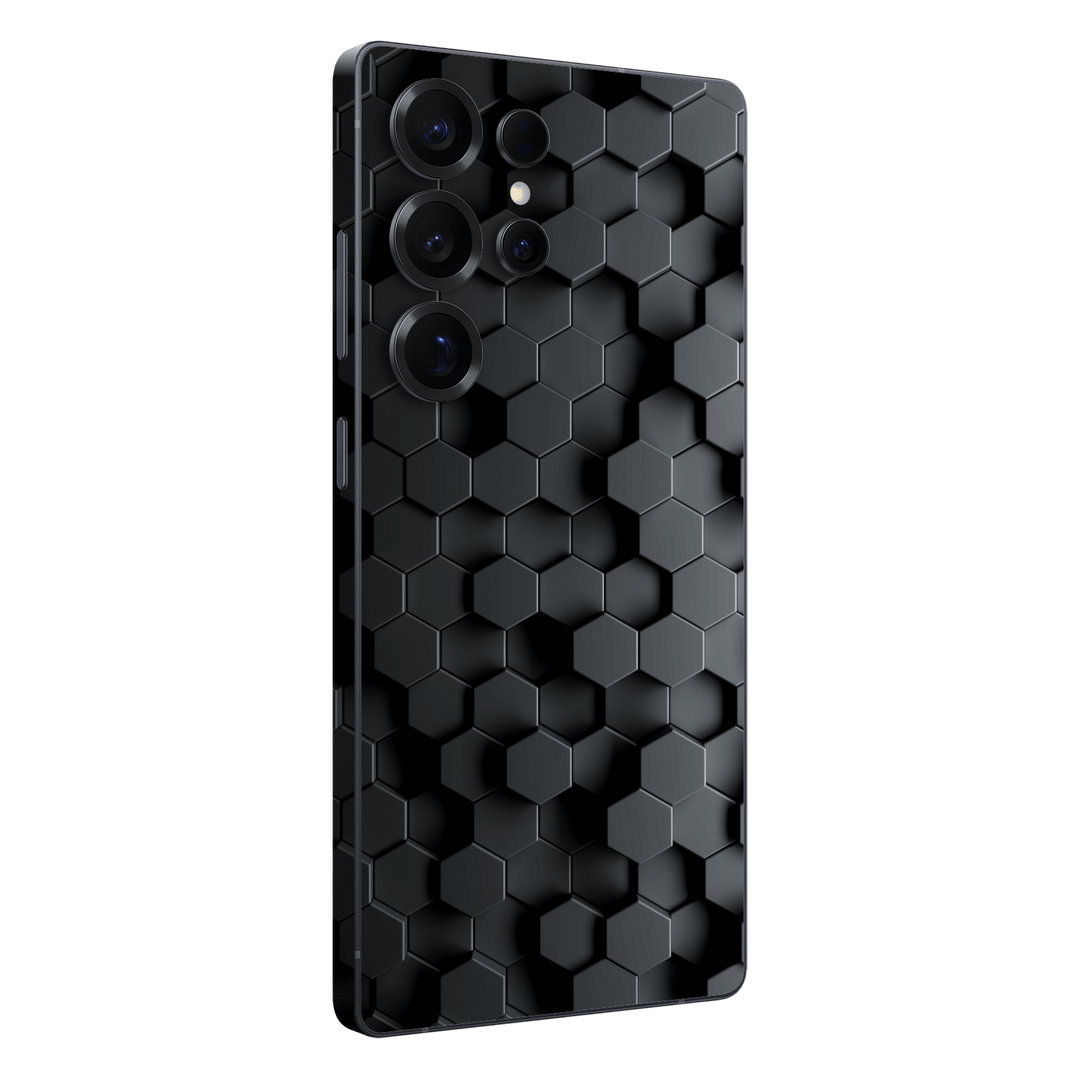 Samsung Galaxy S25 ULTRA Print Printed Custom SIGNATURE Hexagonal Reaction Skin Wrap Sticker Decal Cover Protector by QSKINZ | qskinz.com