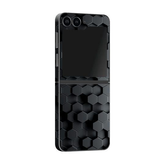 Samsung Galaxy Z Flip 6 (2024) Print Printed Custom SIGNATURE Hexagonal Reaction Skin Wrap Sticker Decal Cover Protector by QSKINZ | qskinz.com