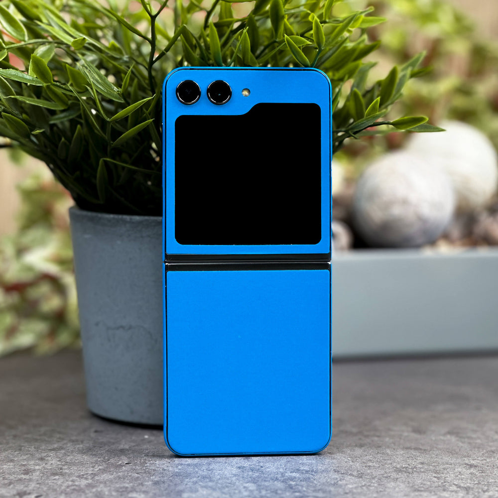 Satin Blue Skin for Samsung Galaxy by Qskinz