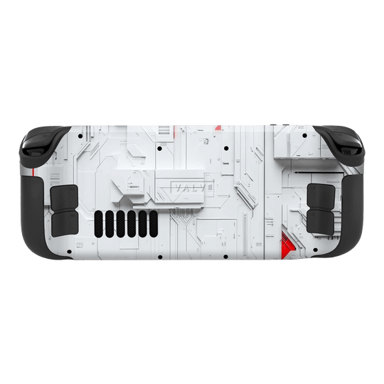 Steam Deck Print Printed Custom SIGNATURE Interstellar White Spaceship Skin Wrap Sticker Decal Cover Protector by QSKINZ | QSKINZ.COM