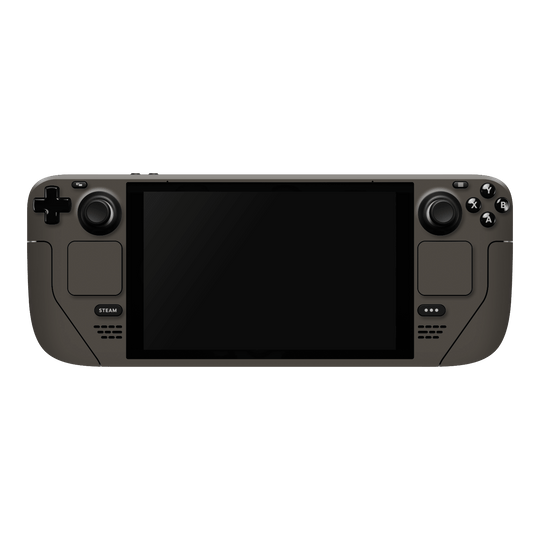 Steam Deck Soft-Touch Matte StealthMatte Mystiq Dark Grey Skin Wrap Sticker Decal Cover Protector by QSKINZ | qskinz.com