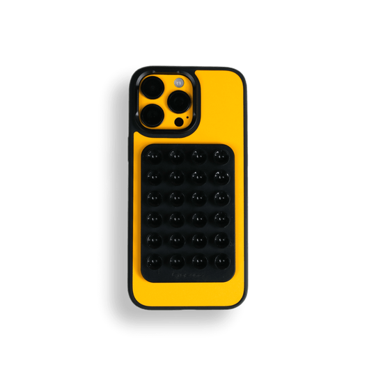 The Black Silicone MagSafe Suction Mount on our Qcaze by Qskinz