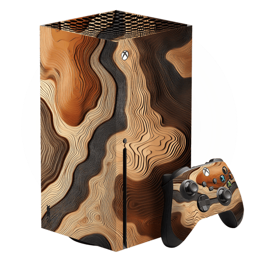 XBOX Series X Print Printed Custom SIGNATURE Dune Écru Neutral Earth Colours Skin Wrap Sticker Decal Cover Protector QSKINZ | QSKINZ.COM