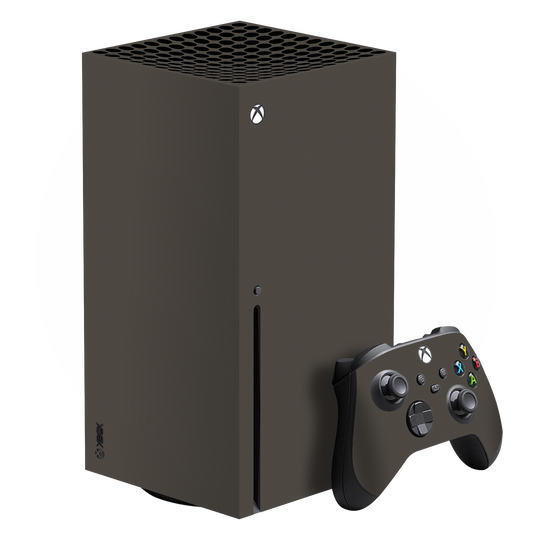 XBOX Series X Soft-Touch Matte StealthMatte Mystiq Dark Grey Skin Wrap Sticker Decal Cover Protector by QSKINZ | qskinz.com