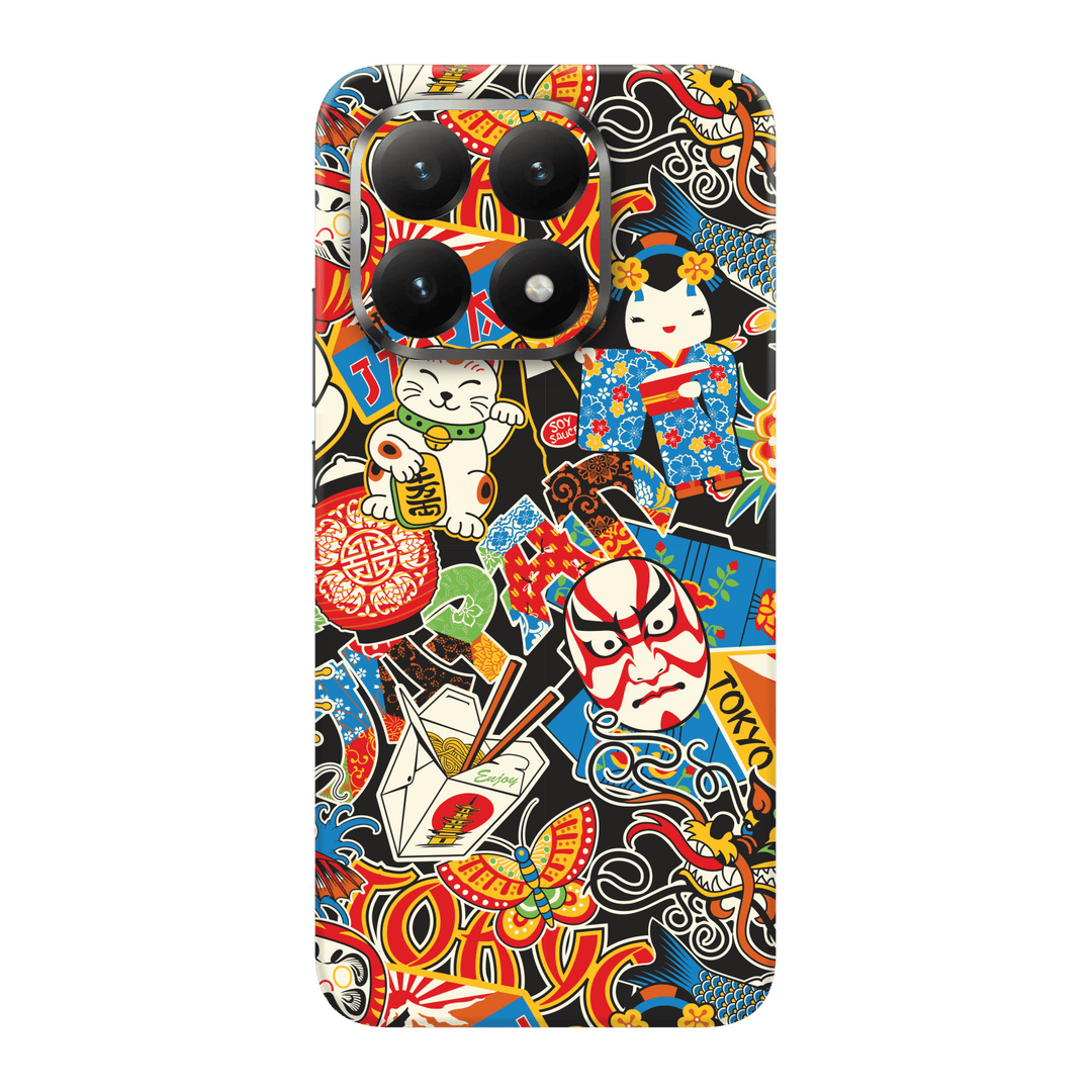 Xiaomi 15T Custom Printed SIGNATURE “Manga Tokyo Maneki” Japanese Art Skin Wrap Sticker Decal Cover Protector by QSKINZ | QSKINZ.COM