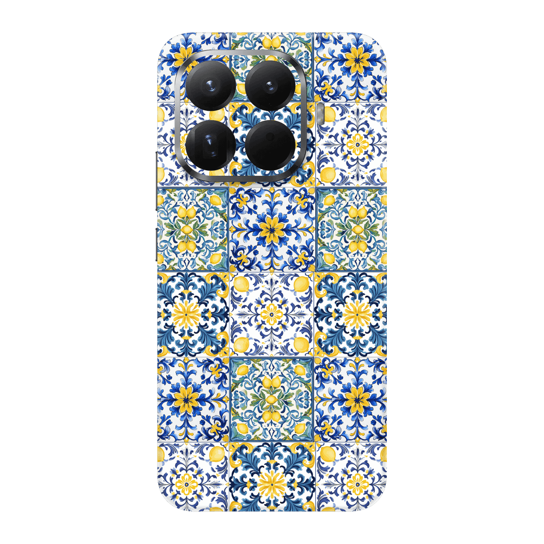 Xiaomi 15T PRO Custom Printed SIGNATURE “Tile d’Amalfi Coast” Ceramic Skin Wrap Sticker Decal Cover Protector by QSKINZ | QSKINZ.COM