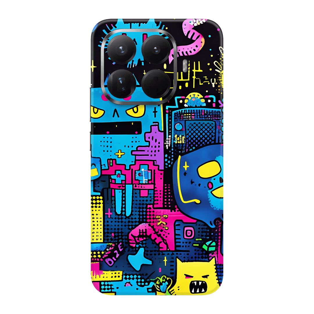 Xiaomi 15T PRO Print Printed Custom SIGNATURE Arcade Rave Gaming Gamer Pixel Skin Wrap Sticker Decal Cover Protector by QSKINZ | QSKINZ.COM